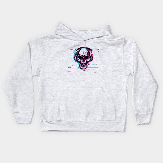 Glitch Skull Kids Hoodie by Cartel